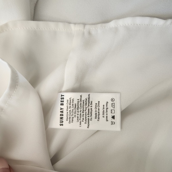 Sunday Best Weller Dress White Size 10 - Picture 8 of 10